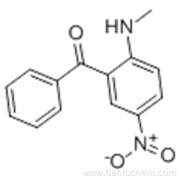 Methanone,[2-(methylamino)-5-nitrophenyl]phenyl- CAS 4958-56-9